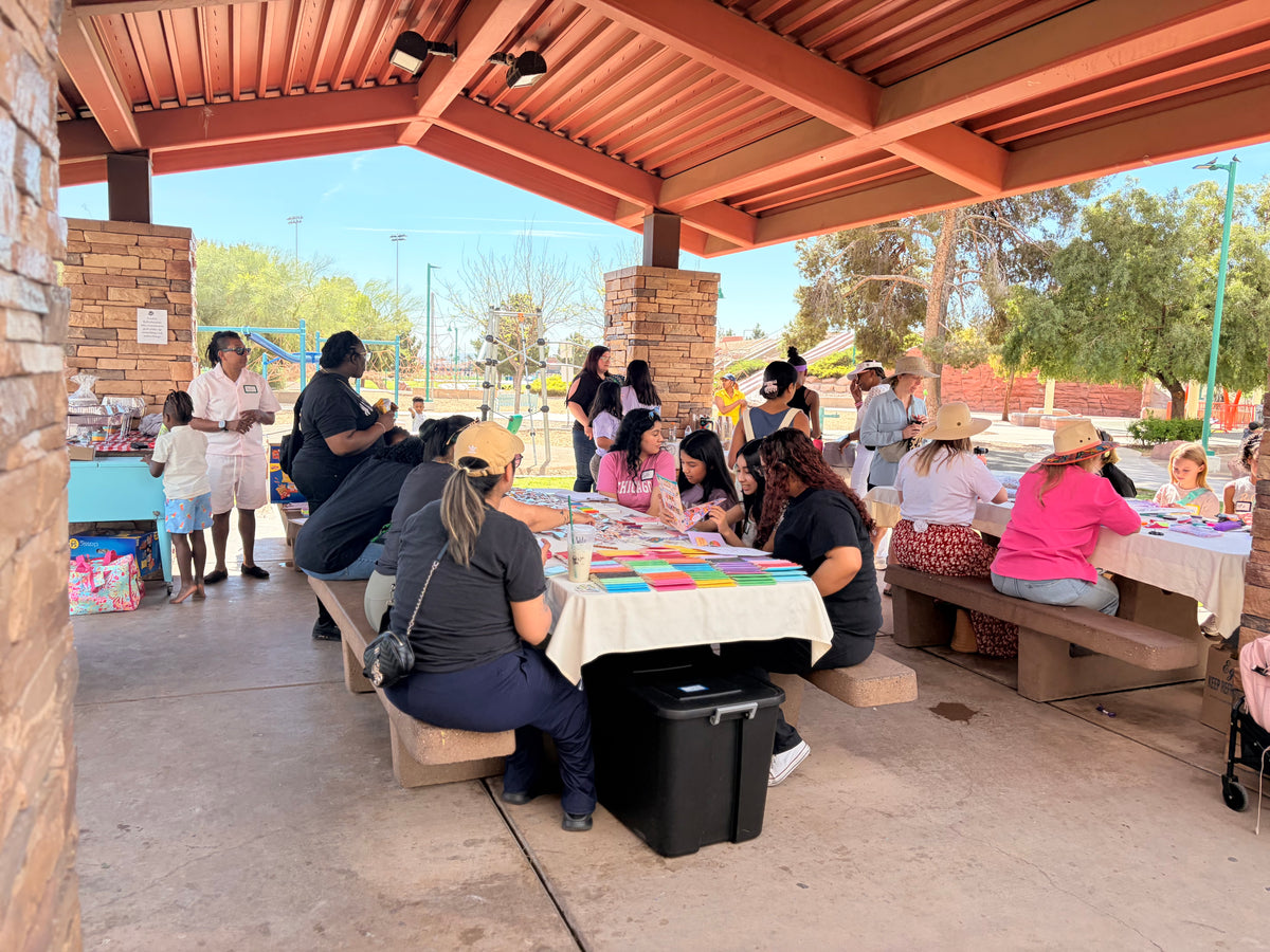 Girls participating in a Leigha's Girls activity